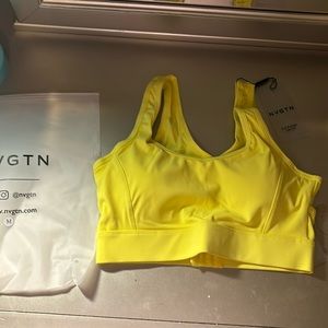 NVGTN yellow allure bra brand new